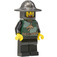 LEGO Drak Rytíř, Helma s Broad Brim, Missing Zub Chess Pawn Hrad Minifigurka