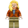 LEGO Ellie Sattler s Olive Zelená Nohy Minifigurka