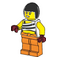 LEGO ženský Bandita Minifigurka