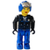 LEGO ženský Policejní důstojník s Modrá Helma Minifigurka