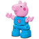 LEGO George Pig s Azure Horní a Květina Figurka Duplo