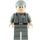 LEGO Grand Moff Tarkin s Šedá Uniform a Hladký Vlasy Minifigurka