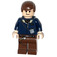 LEGO Han Solo s Dark Modrá Bunda a Reddish Hnědá Nohy Minifigurka (úsměv)