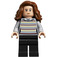 LEGO Hermione Granger Striped Svetr a Černá Nohy Minifigurka