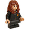 LEGO Hermione Granger s Černá Gryffindor Mikina s kapucí a Sukně Minifigurka