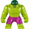 LEGO Hulk (Velký) s Magenta Pants a Tmavě zelená Vlasy Minifigurka