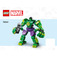 LEGO Hulk Mech Armor 76241 Instrukce