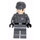 LEGO Imperial Officer s Víčko s 3 Červená a Modrá Tiles Minifigurka