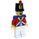 LEGO Imperial Voják s Decorated Shako Čepice a Černá Goatee Vousy Minifigurka