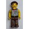 LEGO Jake s Hnědá Pants a Šedá Košile s Pockets Minifigurka