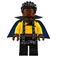 LEGO Lando Calrissian s Černá a Dark Modrá Plášť a Límec Minifigurka