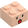 LEGO Světlá tělová Kostka 2 x 2 s Toad Tvář s Surprised Tvář (3003 / 79533)