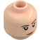 LEGO Světlá tělová Carina Minifigurka Hlava (Zapuštěný pevný cvoček) (3626 / 33920)