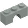 LEGO Světle šedá Klenba 1 x 3 (4490)