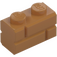 LEGO Středně tmavá tělová Kostka 1 x 2 s Embossed Bricks (98283)