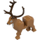 LEGO Středně tmavá tělová Deer s Reindeer Bílá Patch (51591 / 69060)