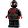 LEGO Miles Morales (Spider-Muž) s Šedá Hlava Webbing a Červená Ruce Minifigurka