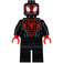 LEGO Miles Morales (Spider-Muž) s Červená Hlava Webbing a Červená Ruce Minifigurka