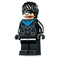 LEGO Nightwing s Modrá Truhla Symbol a Maska Minifigurka