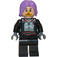 LEGO Nymphadora Tonks s Černá, Šedá a Červená Horní Minifigurka