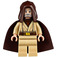 LEGO Obi-Wan Kenobi (Old) s Dark Hnědá Plášť a Kapuce Minifigurka