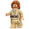 LEGO Obi-Wan Kenobi s Středně dlouhé vlasy a Sluchátka Minifigurka