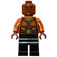 LEGO Okoye s Tmavě oranžová Horní Minifigurka