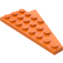 LEGO Klín Deska 4 x 8 Křídlo Levý se spodním výřezem pro cvočky (3933 / 45174)