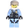 LEGO Policie Helikoptéra Pilot v Uniform s Safety Straps Minifigurka