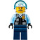 LEGO Policie Sergeant Sam Grizzled s Helma Minifigurka