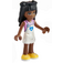 LEGO Priyanka s Bílá Krátký Dungarees Minifigurka