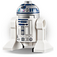 LEGO R2-D2 s plochý stříbrný Hlava a Dark Růžová Dots Minifigurka