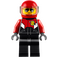 LEGO Race Letadlo Pilot Minifigurka