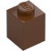 LEGO Červenohnědá Kostka 1 x 1 (3005 / 30071)