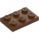 LEGO Červenohnědá Deska 2 x 3 (3021)