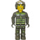 LEGO Res-Q Worker s Open Helma a Široký Smile Minifigurka