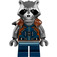 LEGO Raketa Raccoon s Šedá Srst a Reddish Hnědá Horní Minifigurka