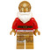 LEGO Santa C-3PO Minifigurka