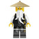 LEGO Sensei Wu s Černá Kimono s Dlouhé Sash Minifigurka