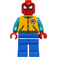 LEGO Spider-Muž s Bright Světlo oranžová Bunda Minifigurka