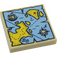 LEGO Barva opálení Dlaždice 2 x 2 s Pirát Treasure Map s drážkou (3068 / 19524)