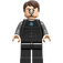 LEGO Tony Stark s Černá a Šedá Jumpsuit Minifigurka