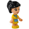 LEGO Victoria s Žlutá a Modrá Šaty Minifigurka