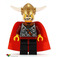 LEGO Viking King s Červená Plášť Minifigurka