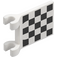 LEGO Vlajka 2 x 2 s Chequered bez rozšířeného okraje (67116 / 100961)