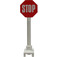 LEGO Bílá Roadsign Octagonal s Stop Sign (7696)