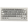 LEGO Bílá Dlaždice 1 x 2 s PC Keyboard Vzor s drážkou (46339 / 50311)