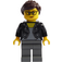 LEGO Žena v Černá Leather Bunda Minifigurka