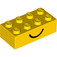 LEGO Žlutá Kostka 2 x 4 s Happy a Sad Tvář (3001 / 80141)