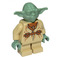 LEGO Yoda s Pískově zelená Skin a Prostý Hlava Minifigurka